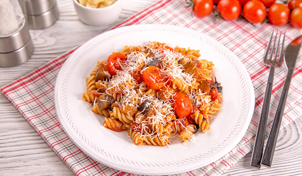 Паста алла норма с баклажанами