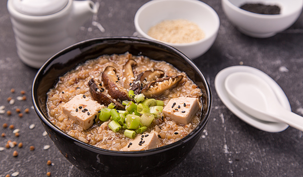 Окаю (японская каша-микс с овощами)