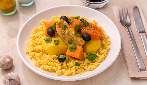 Тажин с курицей