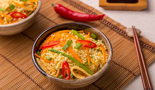 Vegetables and Millet Stir Fry