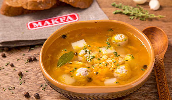 Гороховый суп с фрикадельками