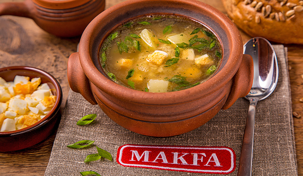 Суп с пшеном по-деревенски