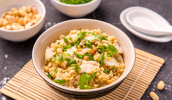 Kongi (Chinese Porridge) with Millet and White Fish