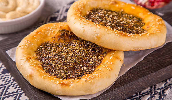 Мануши (ливанские лепешки)