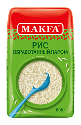 Polished long-grain steamed rice