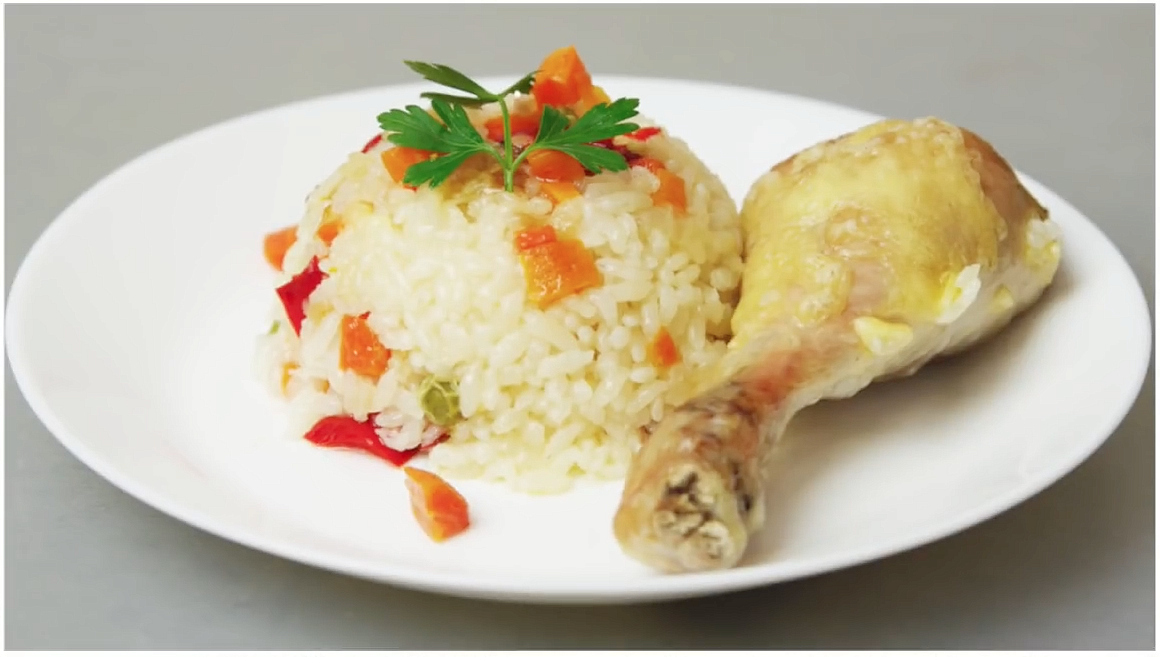 Ризотто с курицей и лаймом