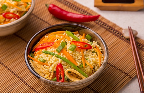 Vegetables and Millet Stir Fry