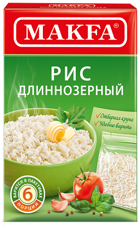 Рис шлифованный длиннозерный