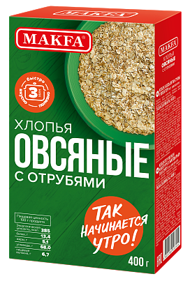 Oats with bran