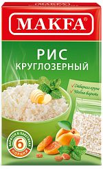 Рис шлифованный круглозерный