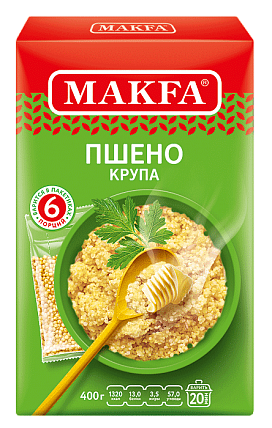 Polished millet cereal