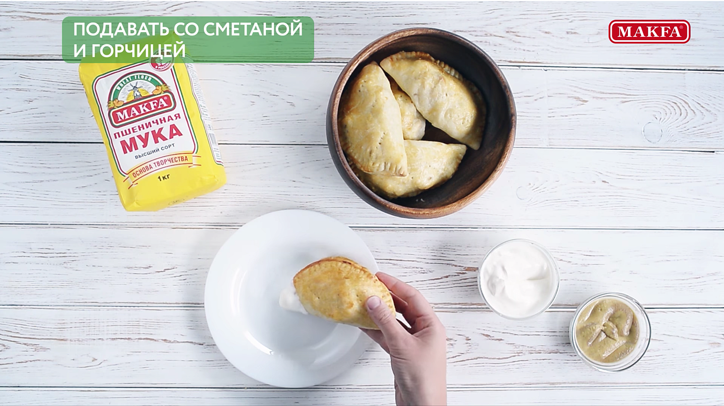 Пирожки с капустой и курицей