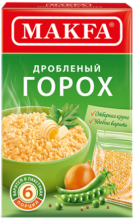 Крупа горох дробленый