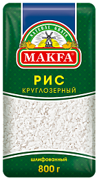 Рис шлифованный круглозерный