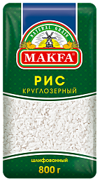 Рис шлифованный круглозерный