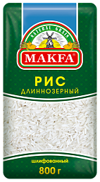 Рис шлифованный длиннозерный