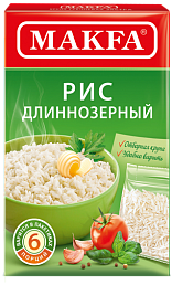 Рис шлифованный длиннозерный